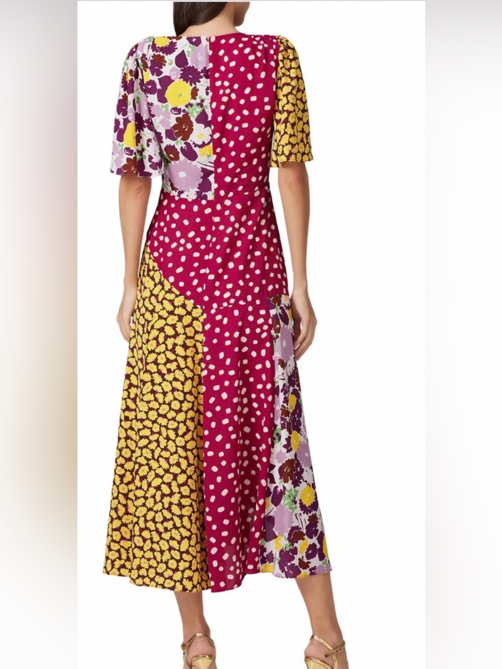 Kate Spade New York Swing Flora Mix Dress, Size 14 - Picture 2 of 9